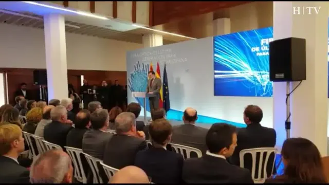 Rajoy anuncia en Teruel que el 100% de municipios tendrán banda ancha antes de 2021