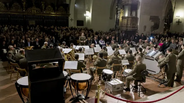 Un momento del concierto, anoche, en el interior de la iglesia de San Pablo.