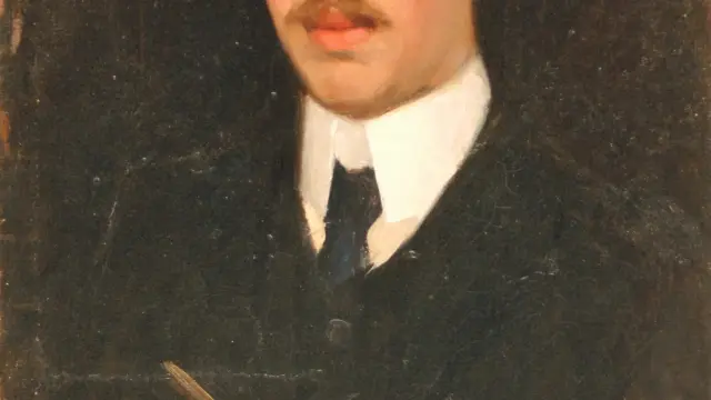 Juan Cabré, en un retrato de 1909 del gran pintor Franciso Marín Bagüés.