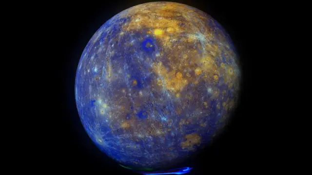 Imagen del planeta Mercurio.