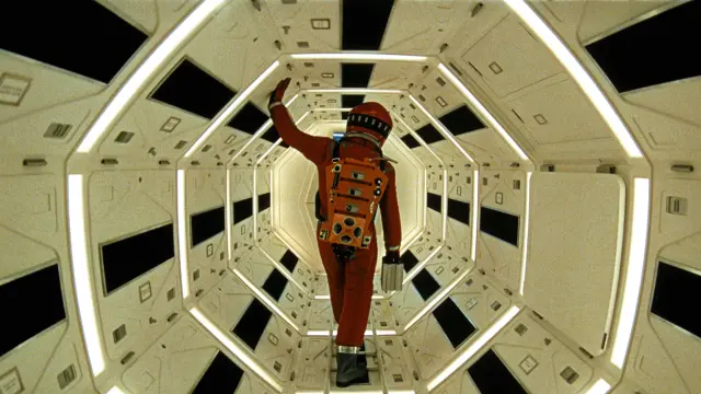 Una secuencia de la película '2001: una odisea del espacio' (1968), de Stanley Kubrick.