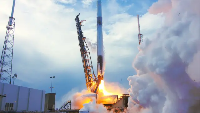 Cohete Falcon 9 de la empresa SpaceX