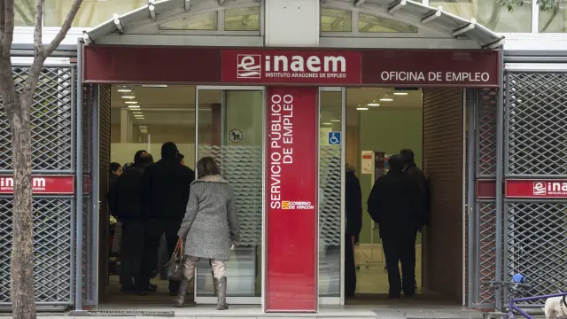Oficina del Inaem en la capital aragonesa