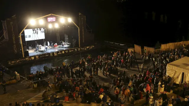Concierto en julio de 2016 en Pirineos Sur, uno de los festivales afectado por el decreto de espectáculos