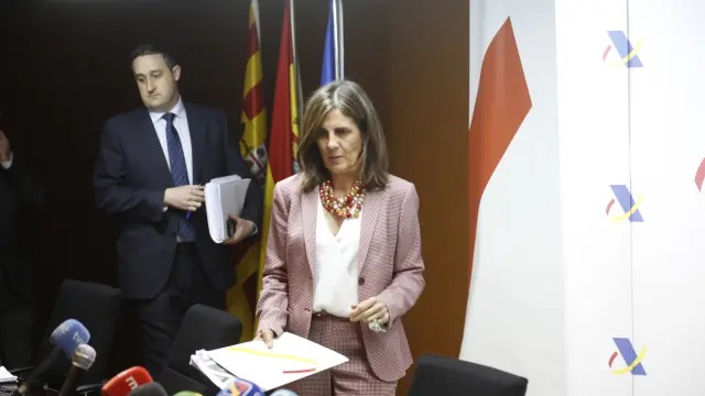 La delegada especial de la Agencia Tributaria en Aragón, Paloma Villaró