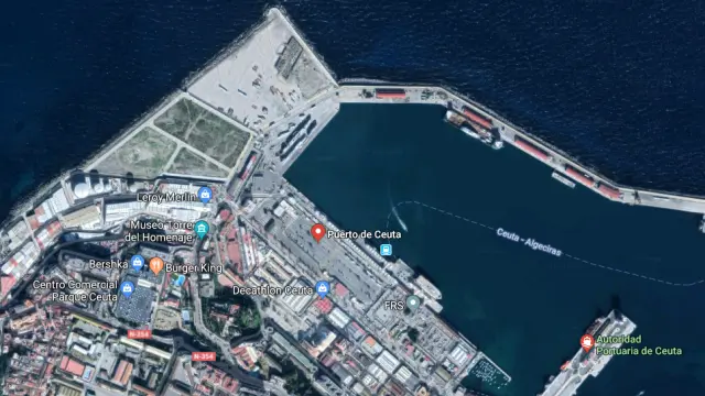 El atropello se ha producido en el puerto de Ceuta.