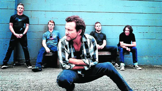 Pearl Jam, con Eddie Vedder al frente.