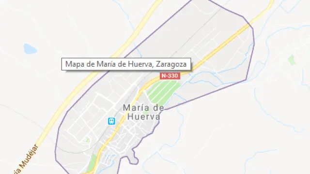 Mapa de María de Huerva.