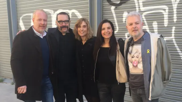 Frank Díaz, ficha azul; David Muñoz; ficha blanca; Gemma Prat, ficha verde; Yolanda Ventura, ficha amarilla y Tino Fernández, ficha roja.