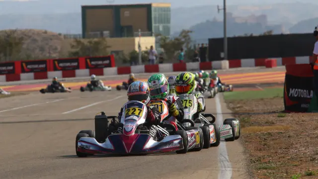 MotorLand acoge la quinta prueba del Campeonato de Aragón de Karting.