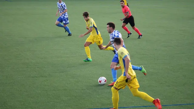 El Tamarite y el Almudévar disputaron un vibrante encuentro en la segunda jornada de la Copa RFEF. del año anterior