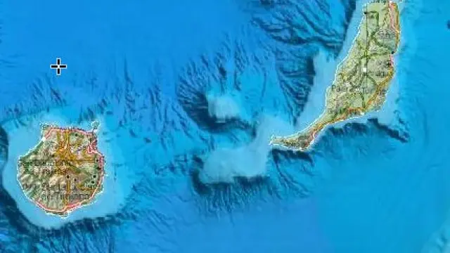 El terremoto se ha producido entre Gran Canaria y Fuerteventura