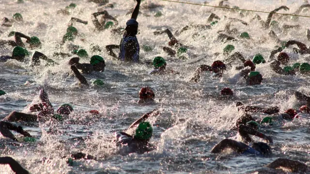 La prueba consistió en 1.900 metros a nado, 90 kilómetros en bicicleta y un medio maratón a pie.