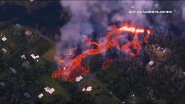 Los ríos de lava del volcán Kilauea obligan a desalojar mil setecientas viviendas