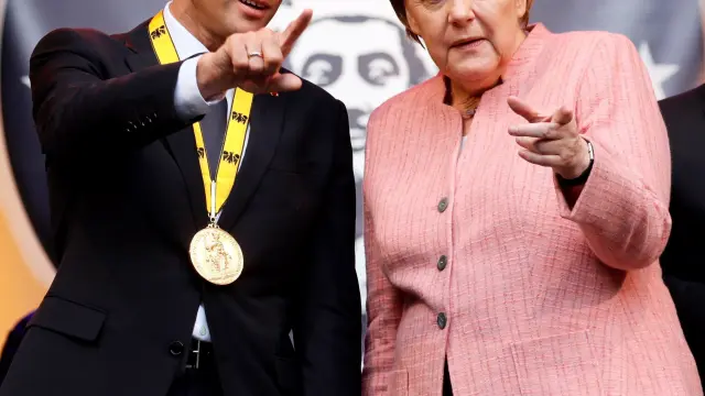 Macron y Merkel este lunes