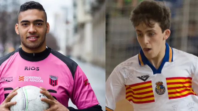 Adrián Pereita y Marcos Forga, con España sub 18.