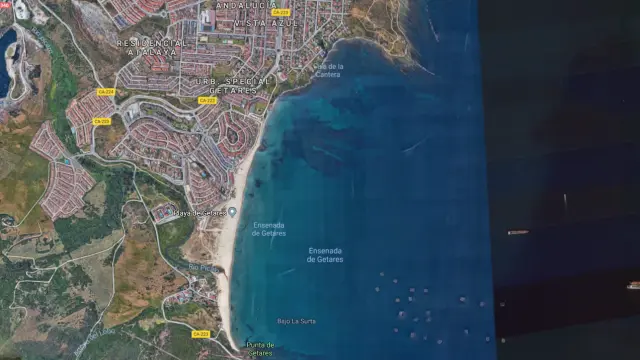 Playa de Getares, en Algeciras