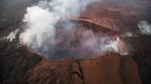 Cráter del volcán Kilauea