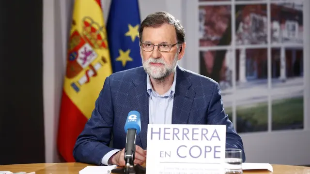 Rajoy, en una entrevista para la COPE
