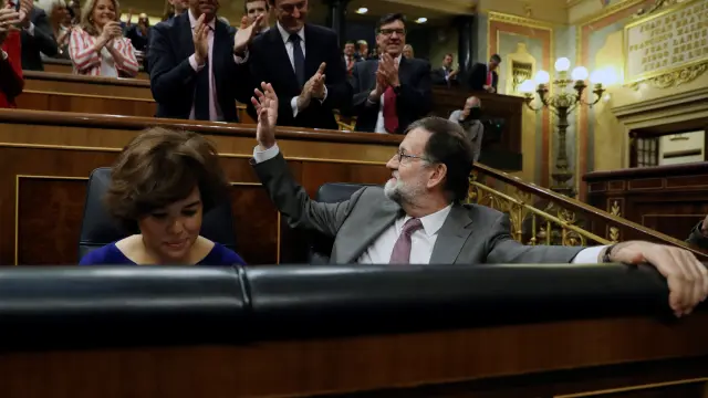 Mariano Rajoy, en el Congreso este miércoles