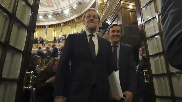 Rajoy, en su toma de posesión en 2016.