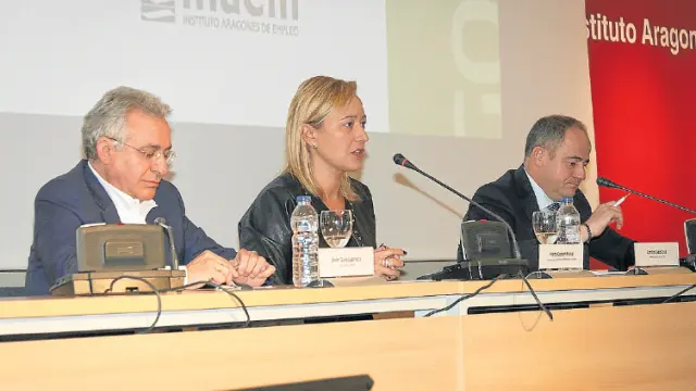 Marta Gastón en la inauguración de la jornada 'Economía Social y el Empleo Protegido'.