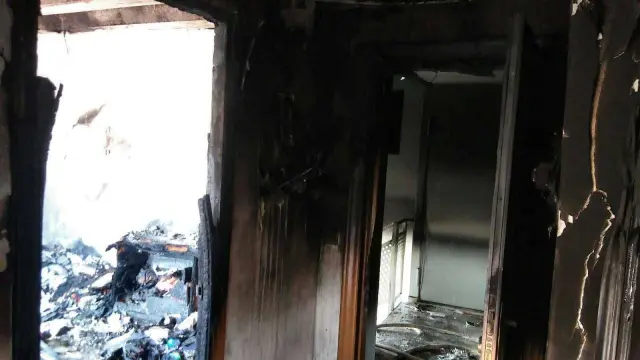 Los Bomberos han sofocado un incendio en una vivienda de Épila.