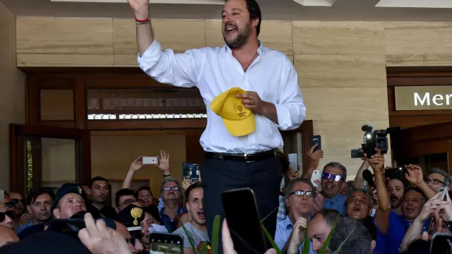 Matteo Salvini, el líder de la ultraderechista Liga y nuevo ministro del Interior italiano