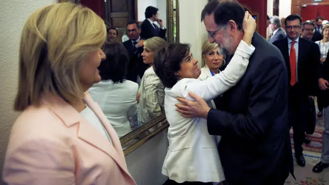 Mariano Rajoy y Sáenz de Santamaría