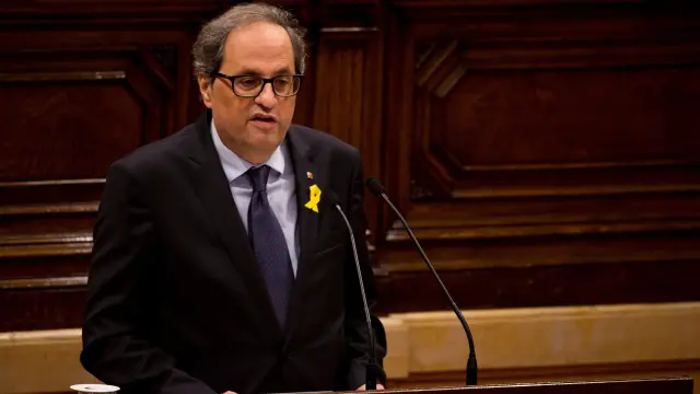 Quim Torra, presidente de la Generalitat, ha asegurado que la elección de Josep Borrel "es una pésima noticia".