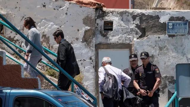 Vivienda de Las Palmas de Gran Canaria en la que se ha encontrado el cuerpo de la mujer tras la explosión