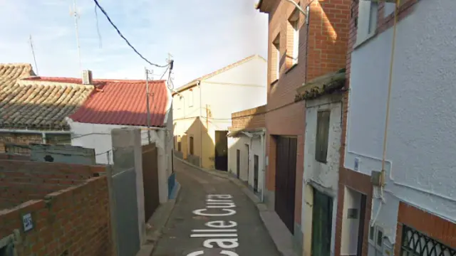 Calle Cura en Camarena (Toledo), lugar donde ocurrió la agresión