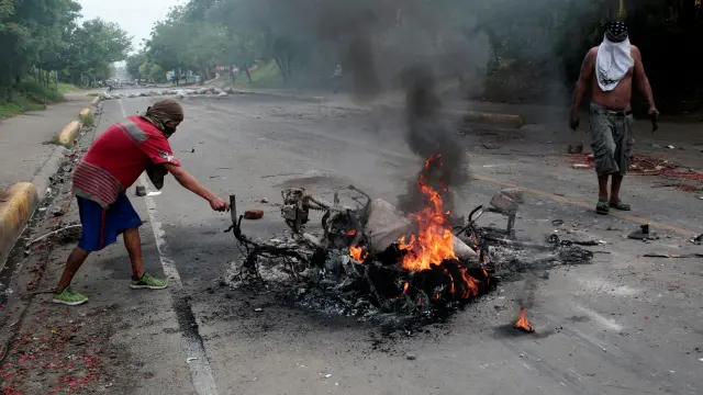 La violencia persiste en Nicaragua tras tres meses del estallido de la crisis socipolítica.