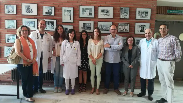 Participantes en la jornada científica celebrada en el hospital Obispo Polanco