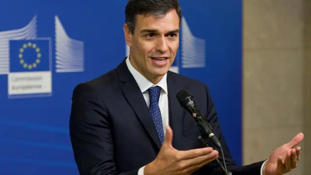 Pedro Sánchez, en la cumbre sobre inmigración.
