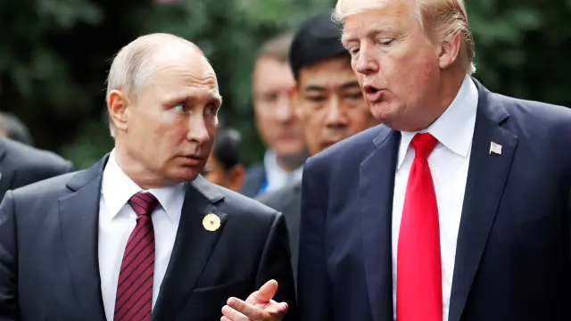Vladimir Putin y Donald Trump, en una imagen de archivo.