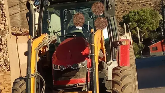 Este tractor fue robado en Pozuelo de Aragón el pasado 1 de julio.