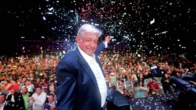 El izquierdista Manuel López Obrador