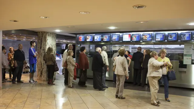 Los cines Palafox de Zaragoza.