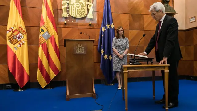 José Abadía ha prometido hoy el cargo de subdelegado del Gobierno en Zaragoza.