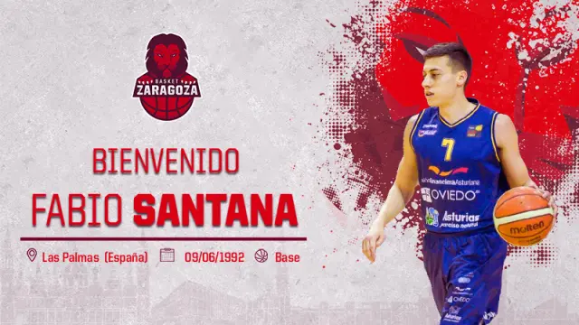 Fabio Santana, nuevo jugador del Basket Zaragoza.