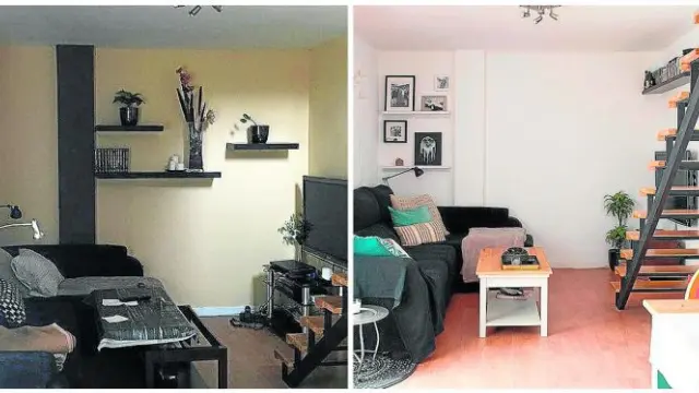 Ejemplo del antes y después del Home Staging