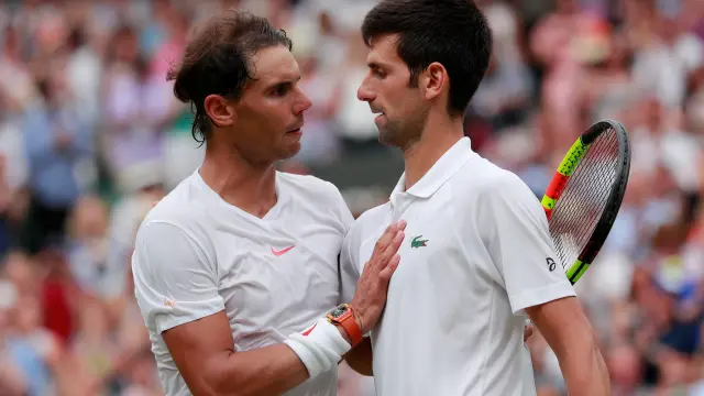 Nadal y Djokovic en una imagen de archivo.