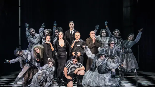 La familia Addams, una comedia musical de Broadway.