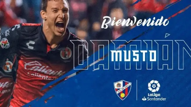Damián Musto, el nuevo fichaje de la SD Huesca.