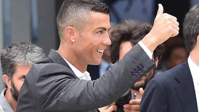 Cristiano Ronaldo, antes de la presentación oficial como jugador de la Juve.