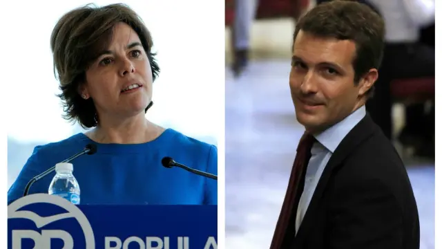 Santamaría y Casado, candidatos a presidir el PP.