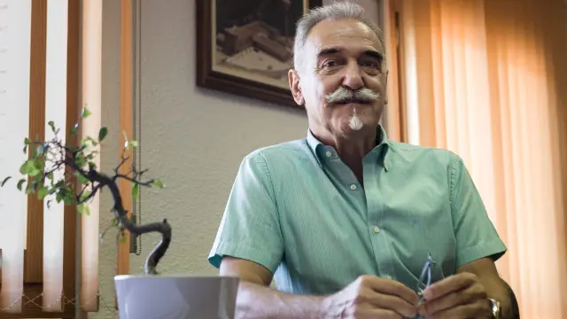García, en su despacho del ayuntamiento de La Joyosa