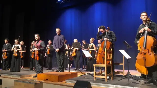 La Orquesta del Reino de Aragón triunfa en su debut en Barbastro.