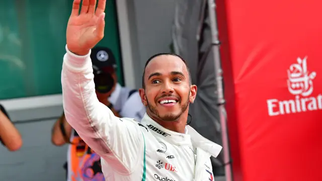 Lewis Hamilton saluda tras ganar el pasado Gran Premio de Alemania